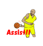 Basketball players（個別スタンプ：39）