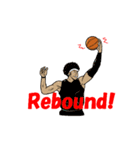 Basketball players（個別スタンプ：40）