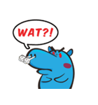 Sleepy Blue Hypoo（個別スタンプ：7）