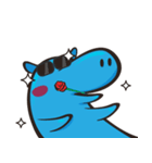 Sleepy Blue Hypoo（個別スタンプ：9）