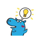 Sleepy Blue Hypoo（個別スタンプ：10）