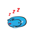 Sleepy Blue Hypoo（個別スタンプ：11）