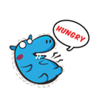 Sleepy Blue Hypoo（個別スタンプ：13）