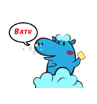 Sleepy Blue Hypoo（個別スタンプ：18）