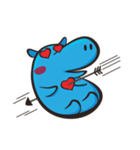 Sleepy Blue Hypoo（個別スタンプ：21）