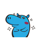 Sleepy Blue Hypoo（個別スタンプ：32）