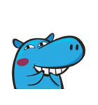 Sleepy Blue Hypoo（個別スタンプ：37）