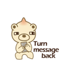 Onion Bear_Big Joe(English)（個別スタンプ：34）