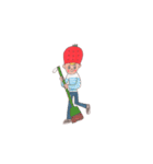 イチゴキャップぼうや（個別スタンプ：17）