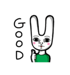 Rabbit planet family（個別スタンプ：9）