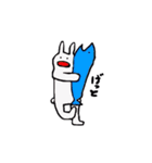 うさぎとさかな（個別スタンプ：1）