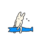 うさぎとさかな（個別スタンプ：6）
