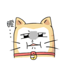 太い猫 ア－グ（個別スタンプ：3）