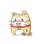 太い猫 ア－グ（個別スタンプ：10）
