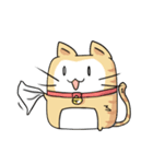 太い猫 ア－グ（個別スタンプ：11）