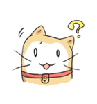 太い猫 ア－グ（個別スタンプ：12）