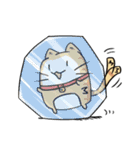太い猫 ア－グ（個別スタンプ：20）