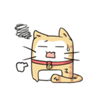 太い猫 ア－グ（個別スタンプ：33）