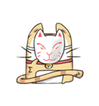 太い猫 ア－グ（個別スタンプ：34）