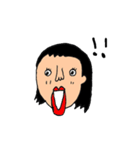☆どんだら☆ 癖ある女の子たち（個別スタンプ：3）