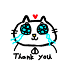 ノラ猫けんけん（個別スタンプ：1）