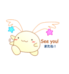 あさがみさま英語スタンプ（個別スタンプ：1）