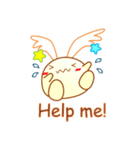 あさがみさま英語スタンプ（個別スタンプ：4）