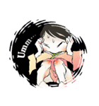 朗ら童＆内気侍（個別スタンプ：11）