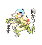 朗ら童＆内気侍（個別スタンプ：15）