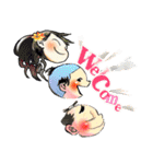 朗ら童＆内気侍（個別スタンプ：20）