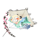 朗ら童＆内気侍（個別スタンプ：30）