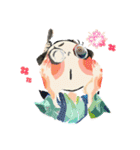 朗ら童＆内気侍（個別スタンプ：33）