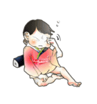 朗ら童＆内気侍（個別スタンプ：39）