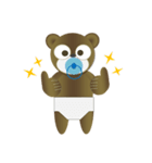Diaper baby bear（個別スタンプ：6）