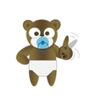 Diaper baby bear（個別スタンプ：7）