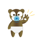Diaper baby bear（個別スタンプ：8）