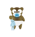 Diaper baby bear（個別スタンプ：14）