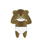 Diaper baby bear（個別スタンプ：16）