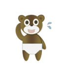 Diaper baby bear（個別スタンプ：22）