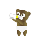 Diaper baby bear（個別スタンプ：25）