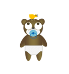 Diaper baby bear（個別スタンプ：38）