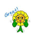 sunflower boy（個別スタンプ：15）