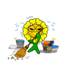 sunflower boy（個別スタンプ：22）