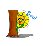 sunflower boy（個別スタンプ：35）