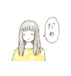 お花と女の子（個別スタンプ：6）