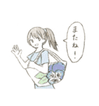 お花と女の子（個別スタンプ：14）