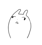 他人に全く興味の無いうさぎ（個別スタンプ：5）