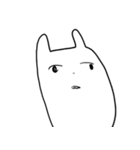 他人に全く興味の無いうさぎ（個別スタンプ：7）