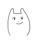 他人に全く興味の無いうさぎ（個別スタンプ：8）