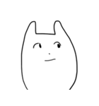 他人に全く興味の無いうさぎ（個別スタンプ：9）